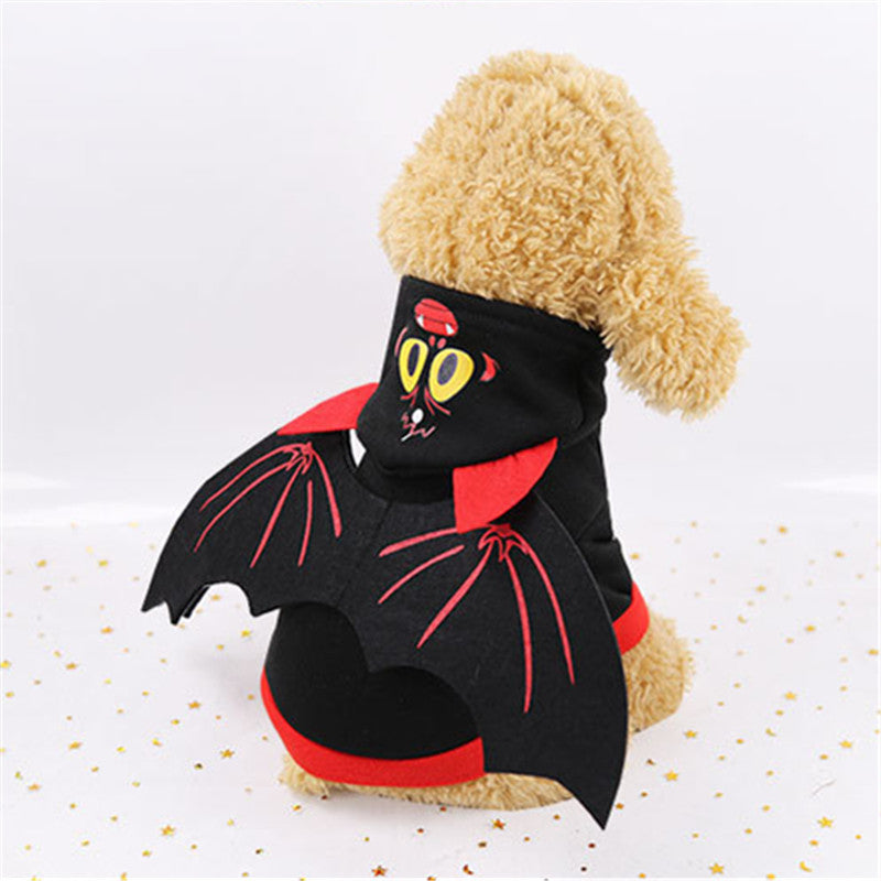 Halloween Bat Wings Pet Clothes