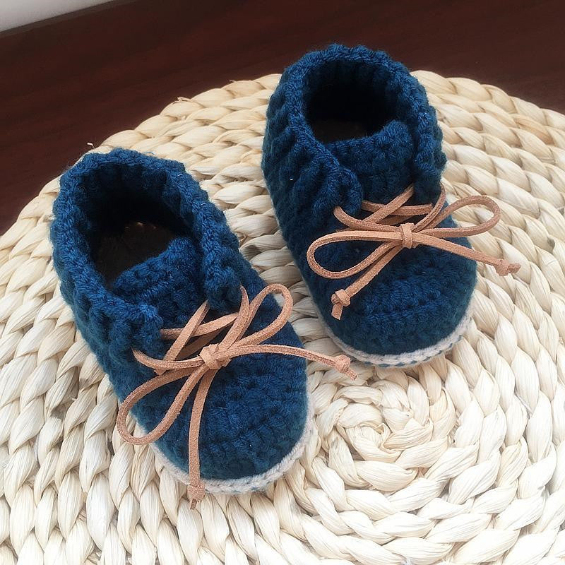 Hand-Woven Baby Infant Shoes.