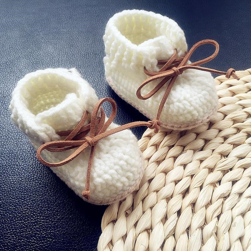 Hand-Woven Baby Infant Shoes.