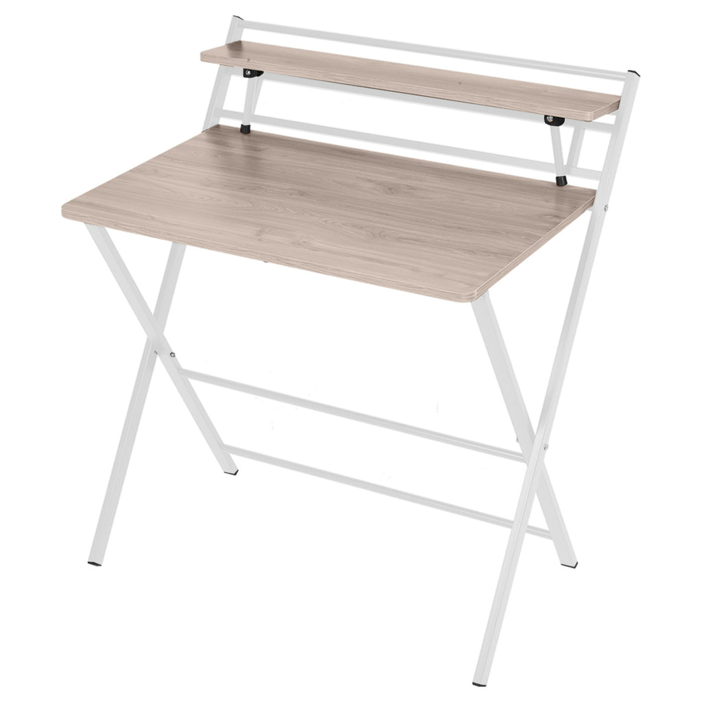 Folding Study Desk For Small Space Home Office Desk  Laptop Writing Table