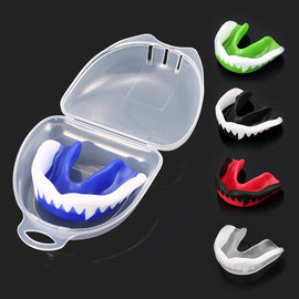 Premium Blue Adult Basketball Boxing Teeth Guard with Storage Box. Different colors nice look