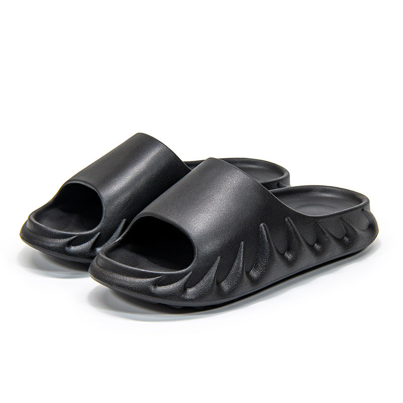 Couple Sandals And Slippers, Women's Non-Slip Stepping On Shit, Thick-Soled Men's Slippers