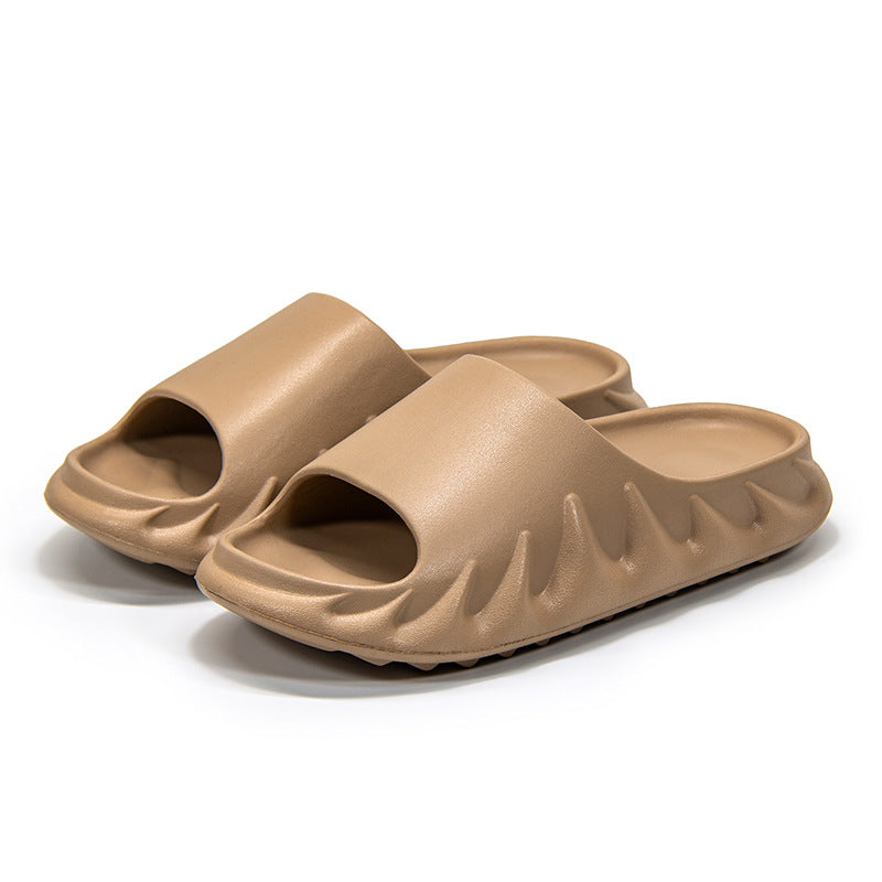 Couple Sandals And Slippers, Women's Non-Slip Stepping On Shit, Thick-Soled Men's Slippers