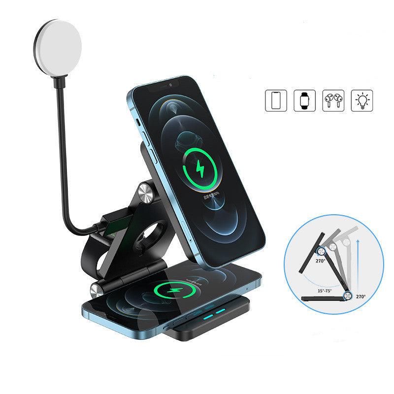 Magnetic Wireless Charger Mobile Phone Folding Stand