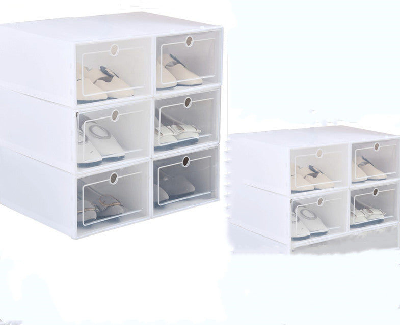 Transparent shoe box
