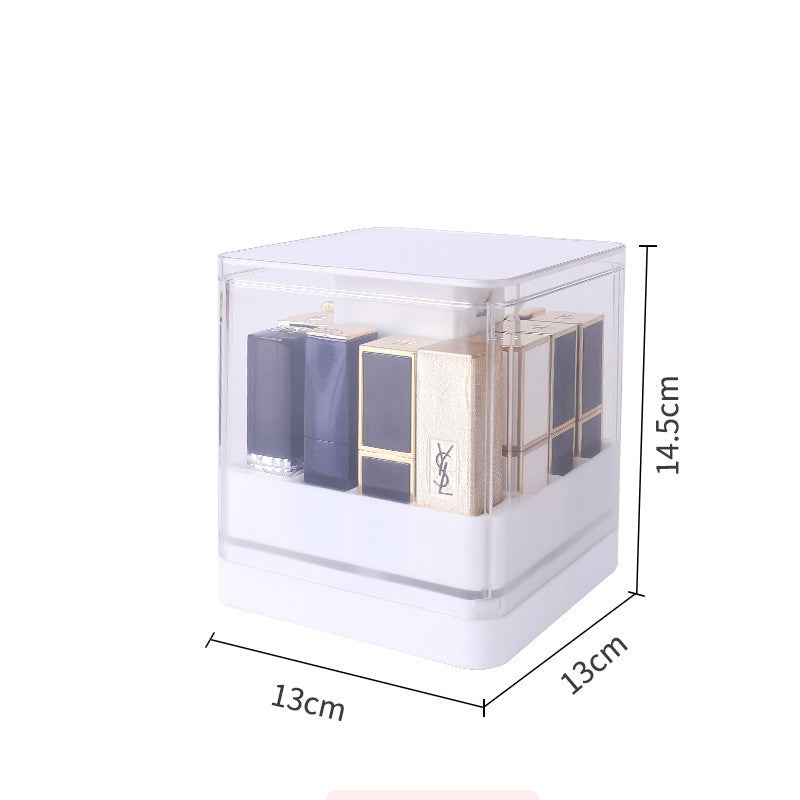 Transparent Dustproof Lipstick Storage Box With Lid