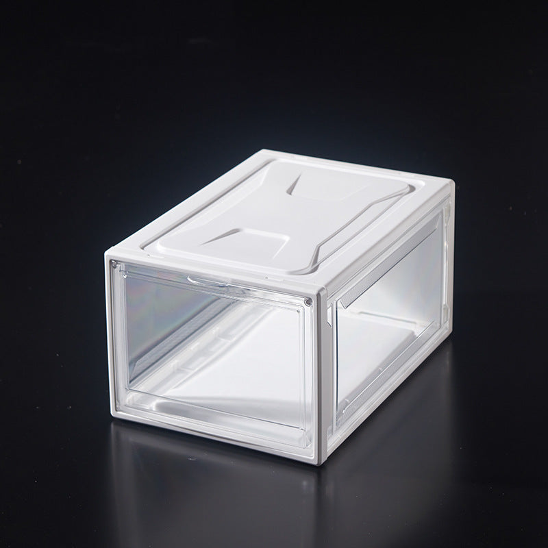 Magnetic Home High-Top Basketball Shoe Box Moisture-Proof And Fust-Proof Plastic Acrylic Transparent Storage Shoe Box Display Shoe Cabinet