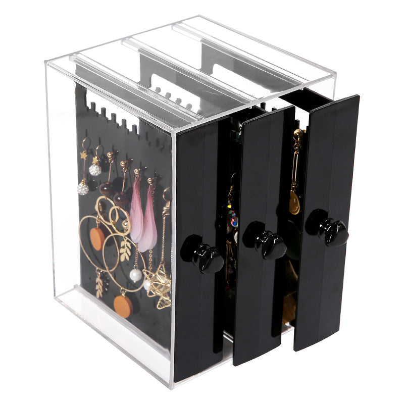 Desktop Earring Earrings Transparent Storage Box