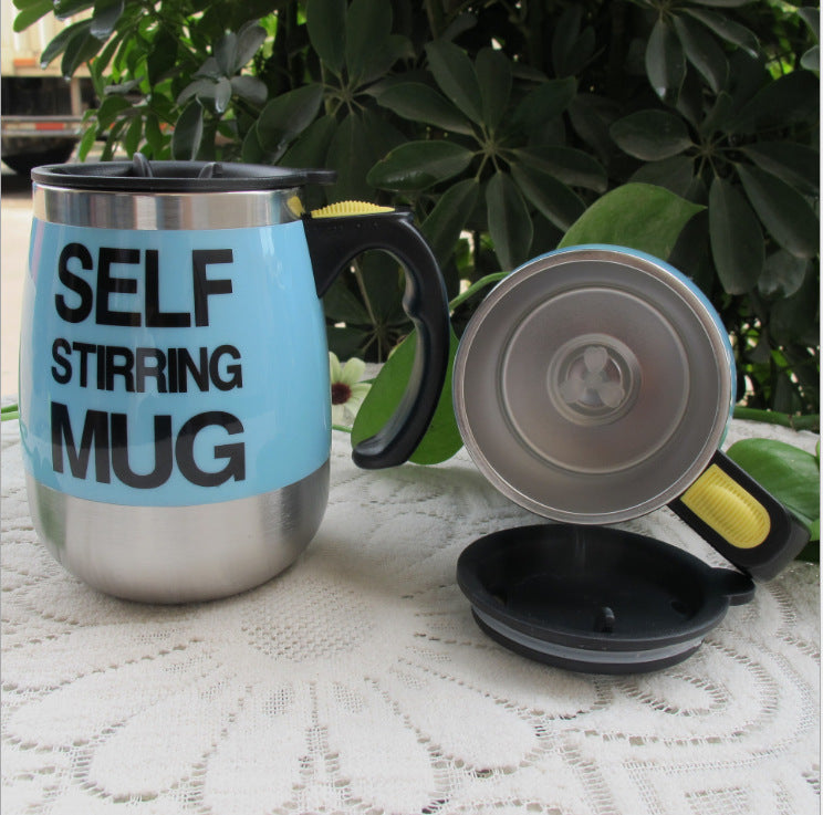 Stainless Steel Electric Self-Stirring Coffee Mug: Your Perfect Companion for Home, Office, and Travel