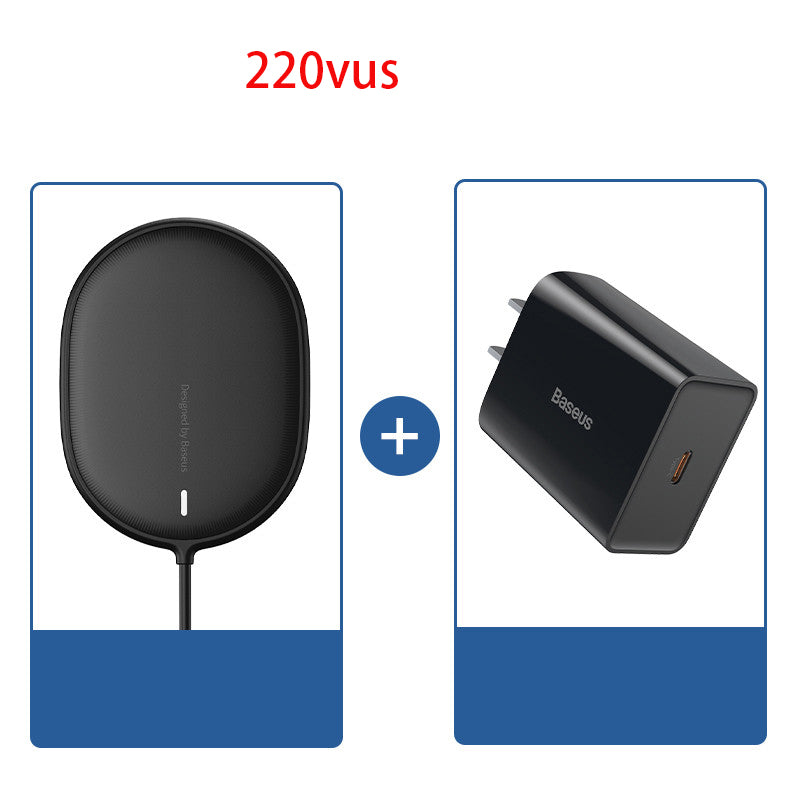 Compatible with , Wireless Charger For  Mobile Phone Mini Magnetic 15W Fast Charge