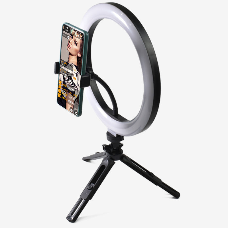 Bluetooth mobile phone live broadcast stand 10-inch ring mobile phone fill light desktop stand