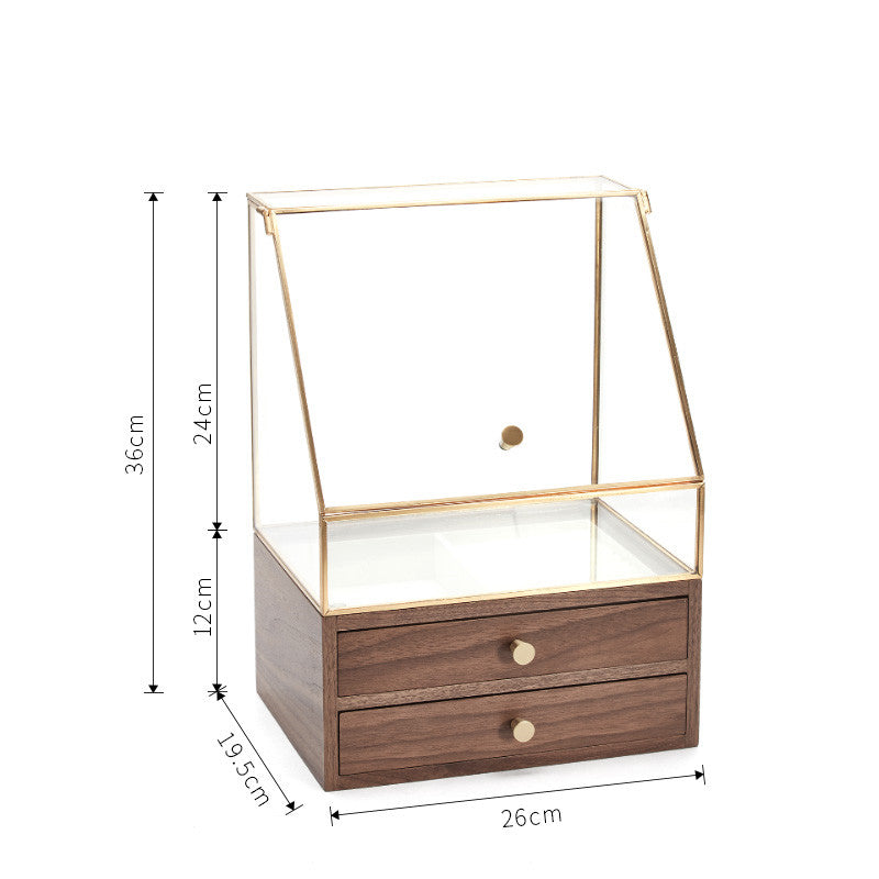 Rotating Cosmetic Storage Box Dressing Table Desktop Storage Rack