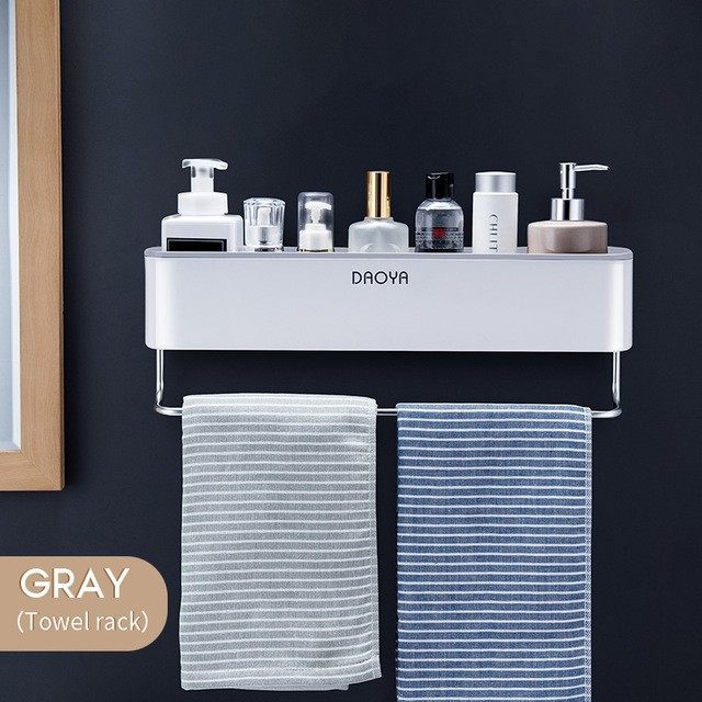 Bathroom Shelf Shower Caddy Organizer Wall Mount Shampoo Rac