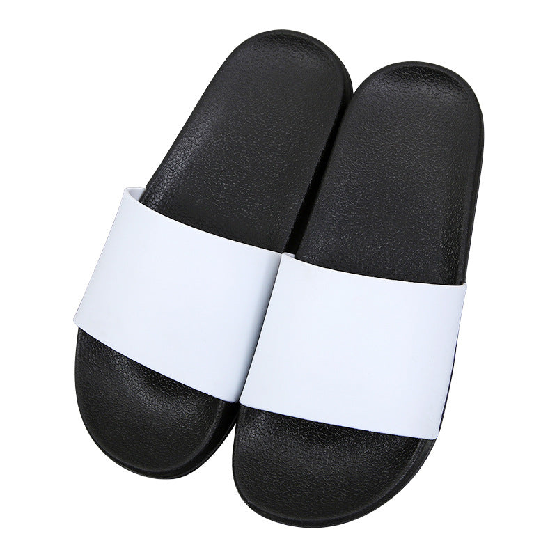 Men Summer foot ware Slippers. Fashion black & white Non-slip Slides Luxury Design.