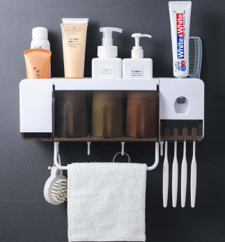 Electric Toothbrush Holder Punch-free Sterilizer Smart Bathroom