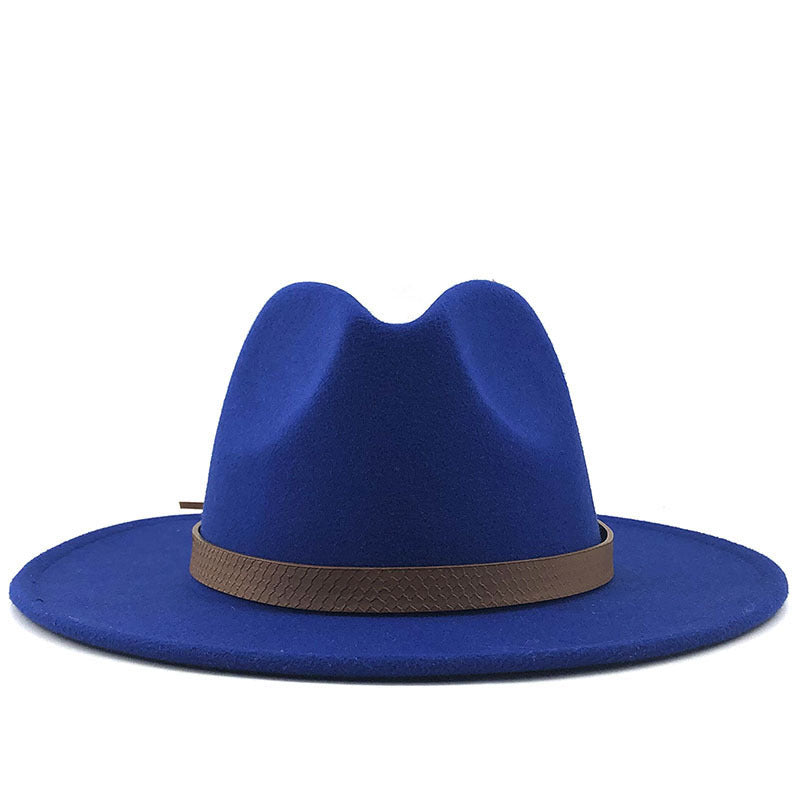 Top Hat With Flat Brim And Big Brimmed Hat