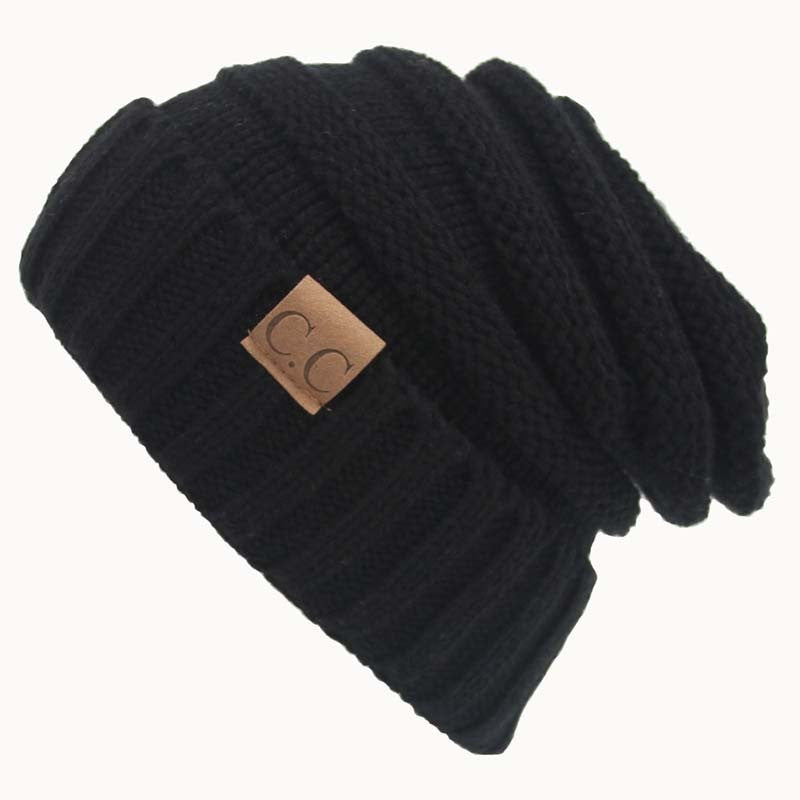 Unisex CC Beanies Winter Hats. knitted casual wool warm Beanie.