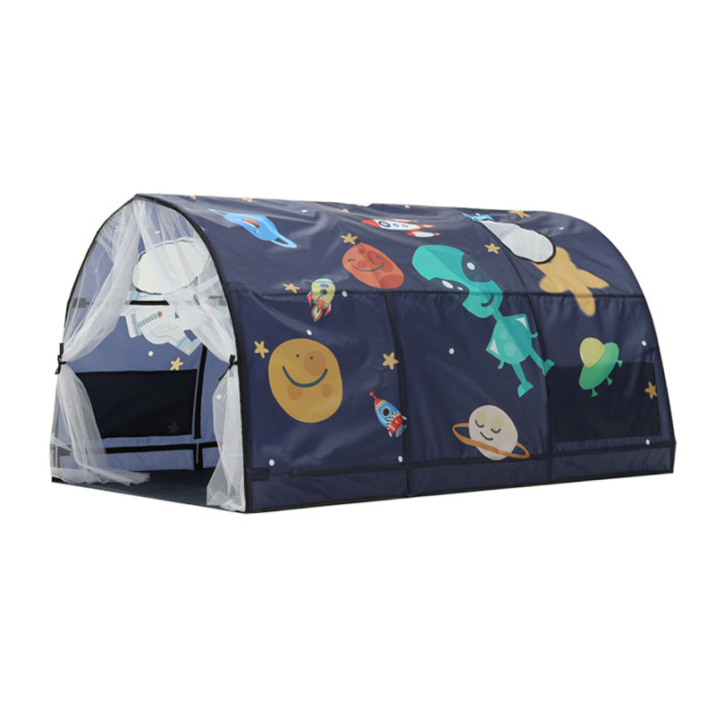 Indoor Blue Space Bed Baby Toy Small Tent
