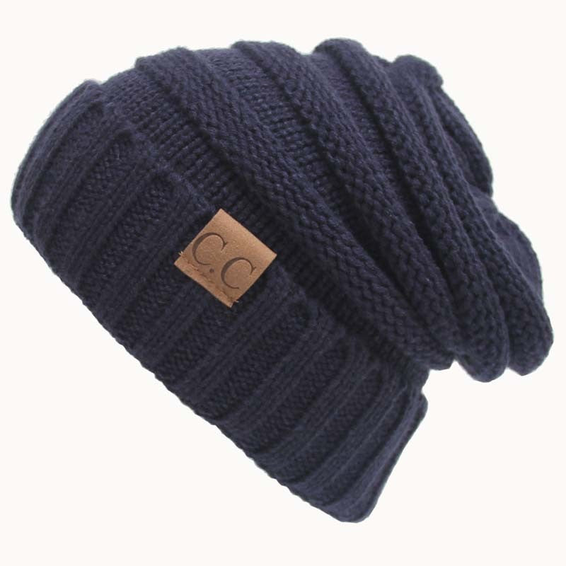 Unisex CC Beanies Winter Hats. knitted casual wool warm Beanie.