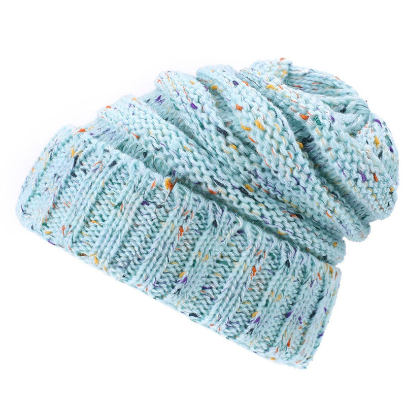 Knitted Woolen Hats For Men And Women In Winter