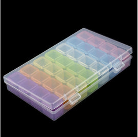 28 grid box transparent jewelry box