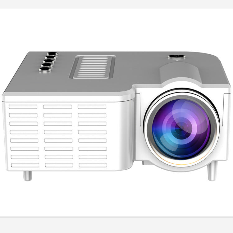 Mini Portable Projector Media Player Projector 1080P Home Family-led Children Small Mobile Phone Projector
