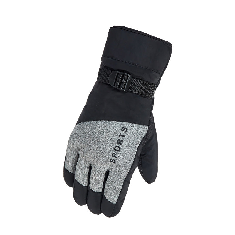 Men Ski Gloves Thickened And Velvet