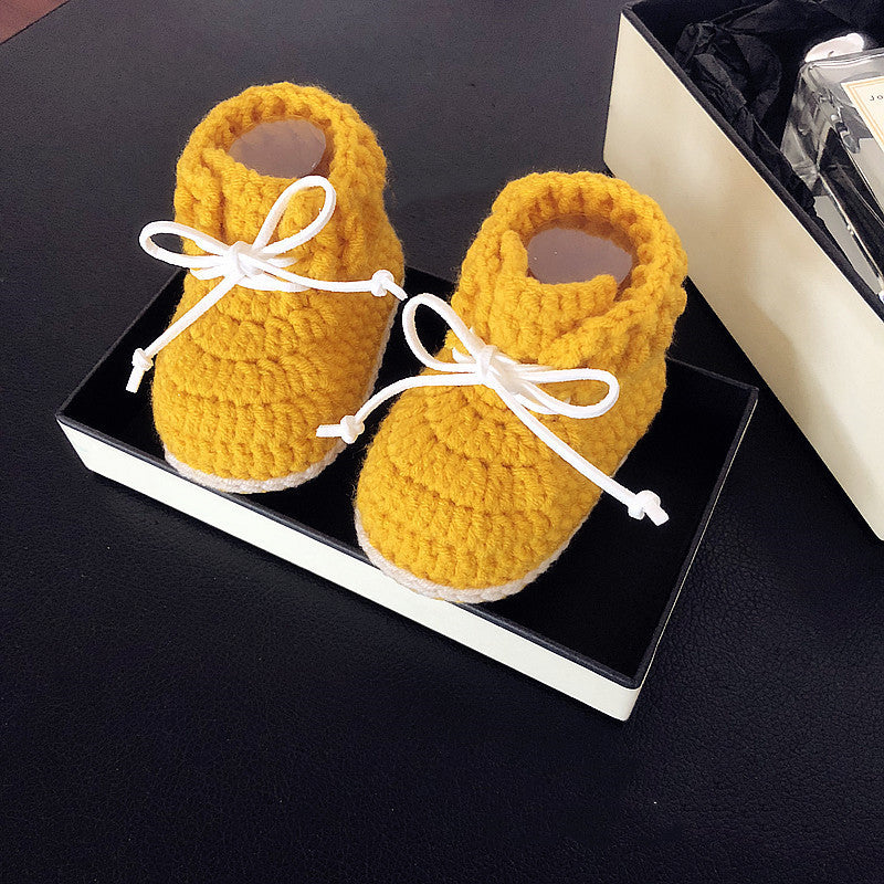 Hand-Woven Baby Infant Shoes.