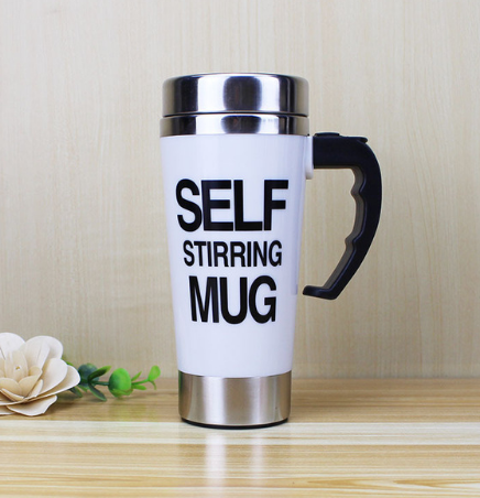 Automatic Stirring Cup: Eco-Friendly, Food-Grade Stainless Steel Mug for Coffee and Milk