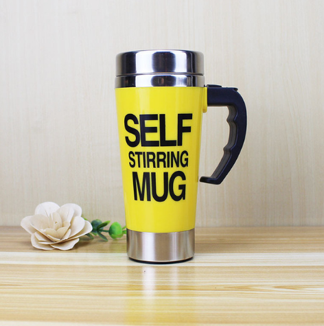 Automatic Stirring Cup: Eco-Friendly, Food-Grade Stainless Steel Mug for Coffee and Milk