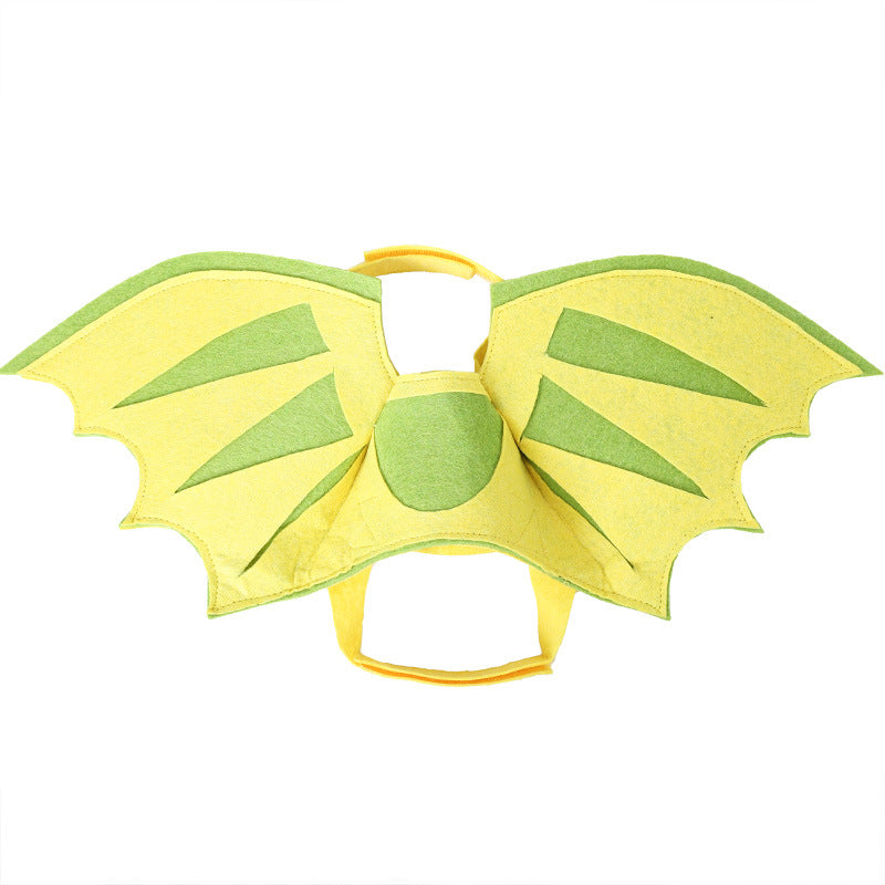 Halloween Pet Dinosaur Wings Makeover