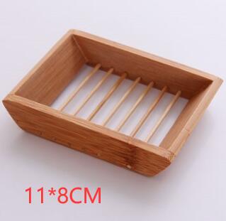 Bamboo and wood drain soap box soap dish