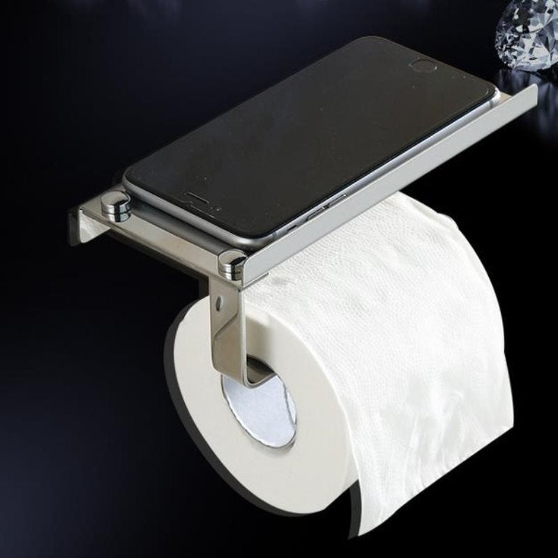 Stainless Steel Mobile Tissue Holder Toilet Tissue Box