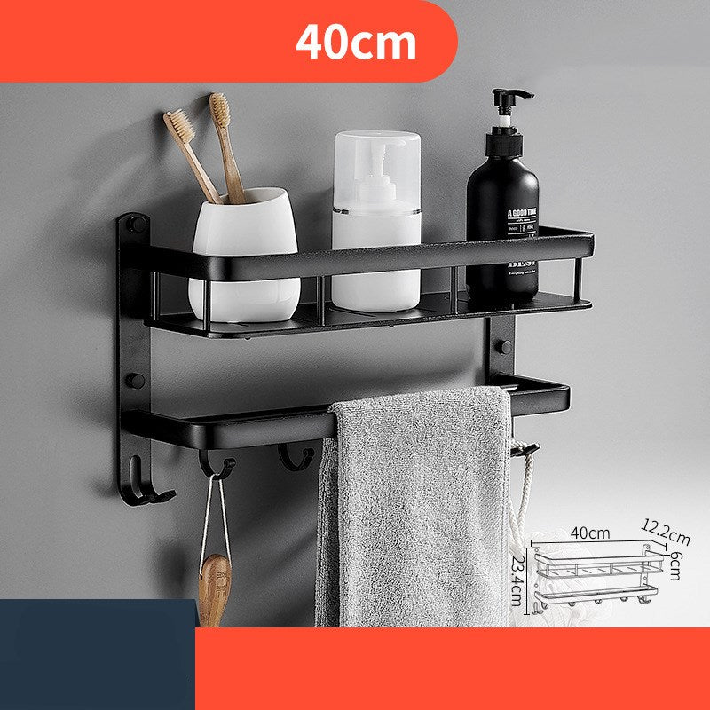 Nordic Minimalist Bathroom Vanity Free Punching Multifunctional Shelf