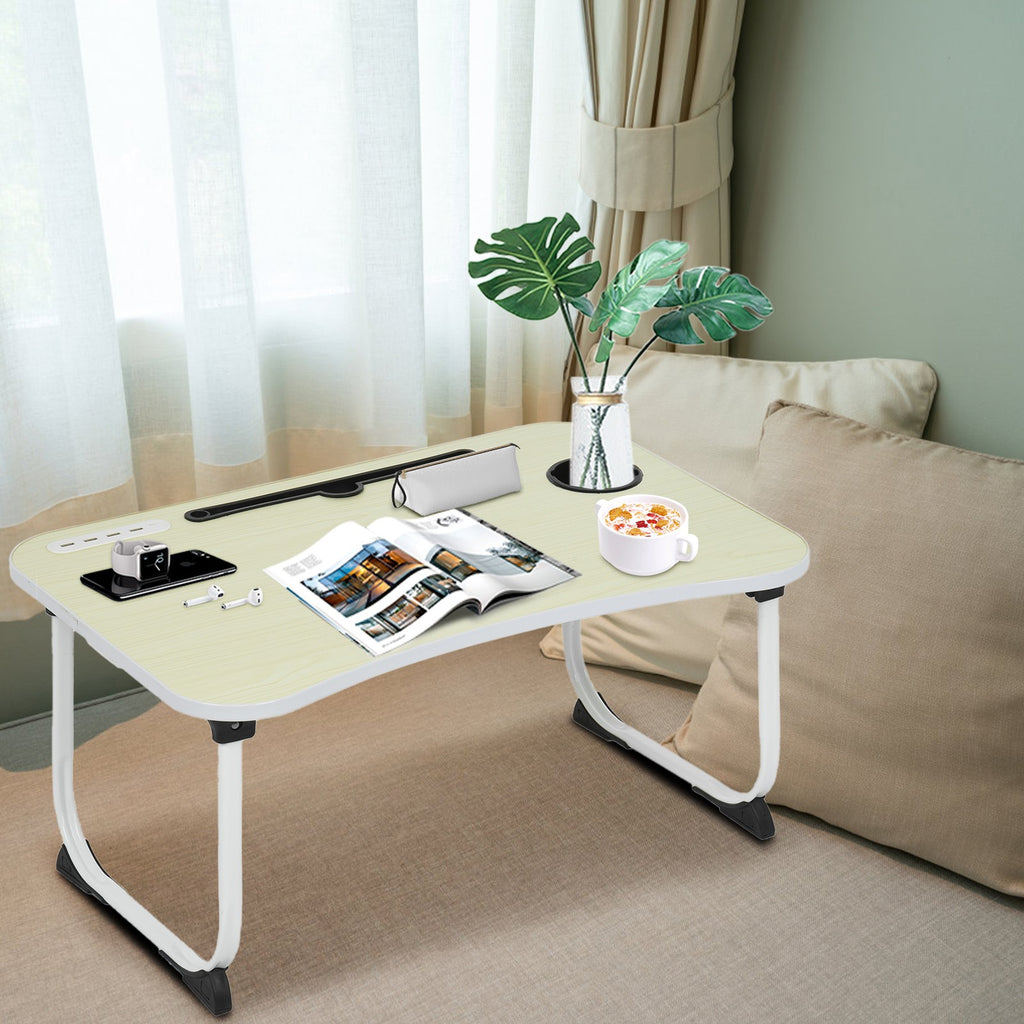 Large Bed Tray Foldable Portable Multifunction Laptop Desk Lazy Laptop Table