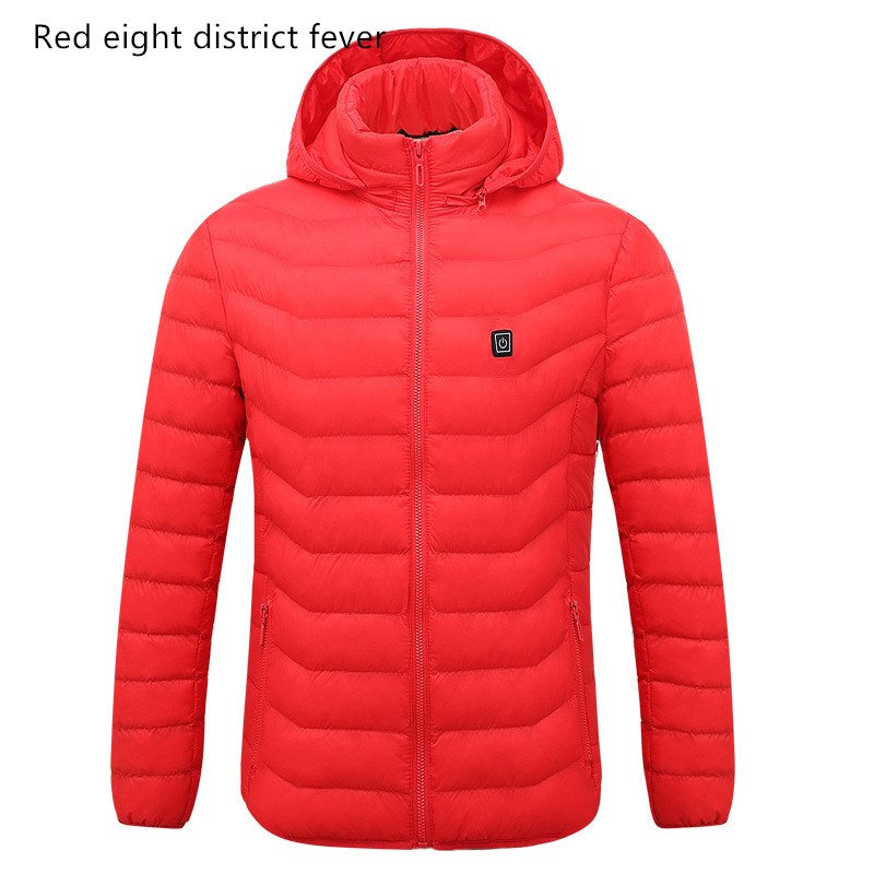 Smart heating cotton jacket USB electric heating jacket