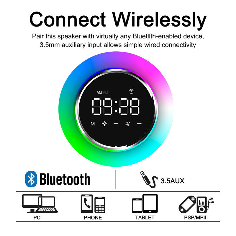 Bedside Bluetooth audio clock