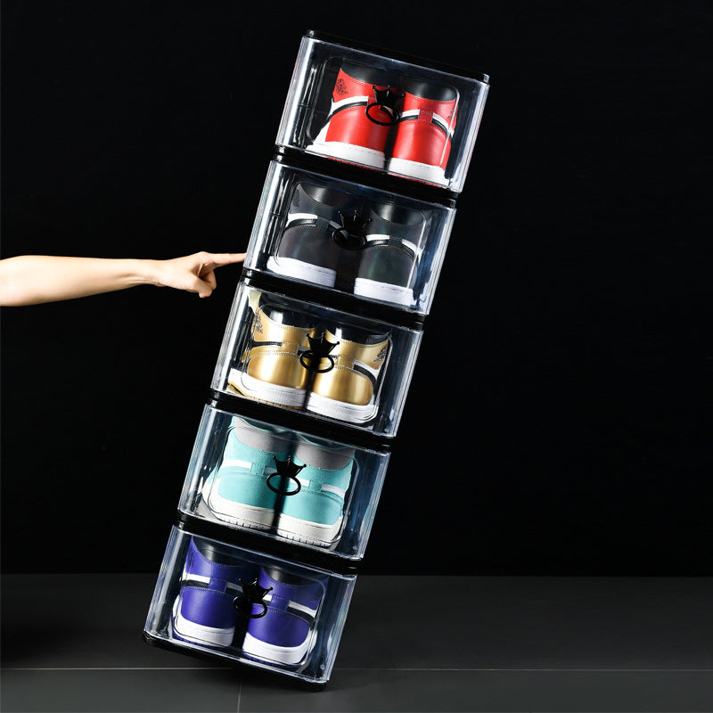 Large Plastic Detachable Folding Shoe Box