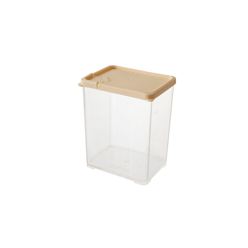 Plastic transparent storage box for kitchen storage