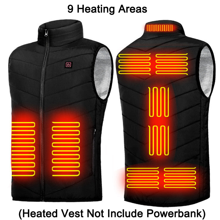 Winter USB Heating Jacket Men's And Women's Fashion Hunting Warm Clothing.