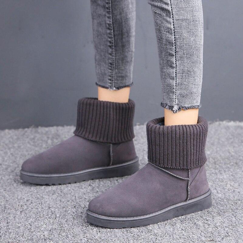 Woolen snow boots