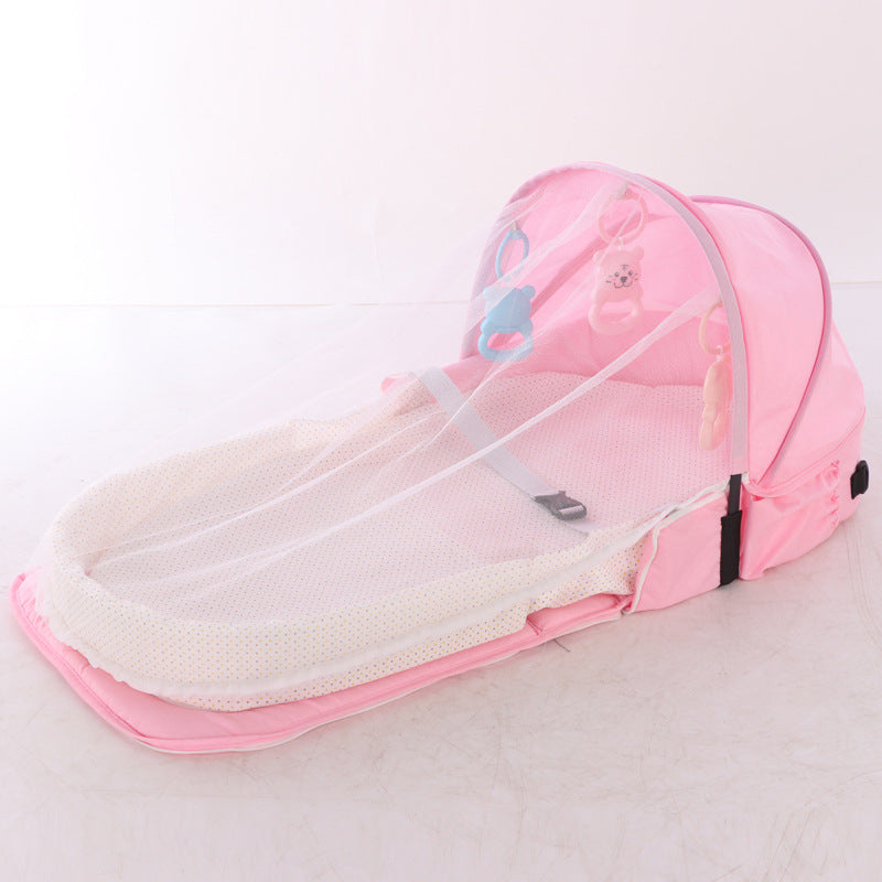 Portable Foldable Bionic Baby Anti-mosquito Isolation Bed