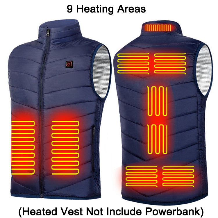 Winter USB Heating Jacket Men's And Women's Fashion Hunting Warm Clothing.