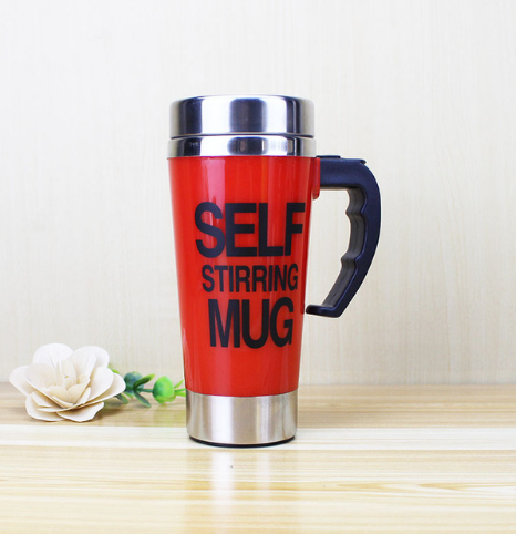 Automatic Stirring Cup: Eco-Friendly, Food-Grade Stainless Steel Mug for Coffee and Milk