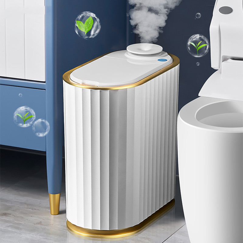 Electric Smart Sensor Trash Can For Toilet