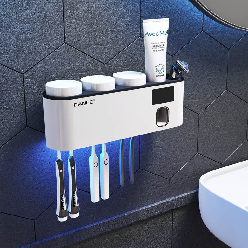 Smart toothbrush sterilizer UV electric washing cup