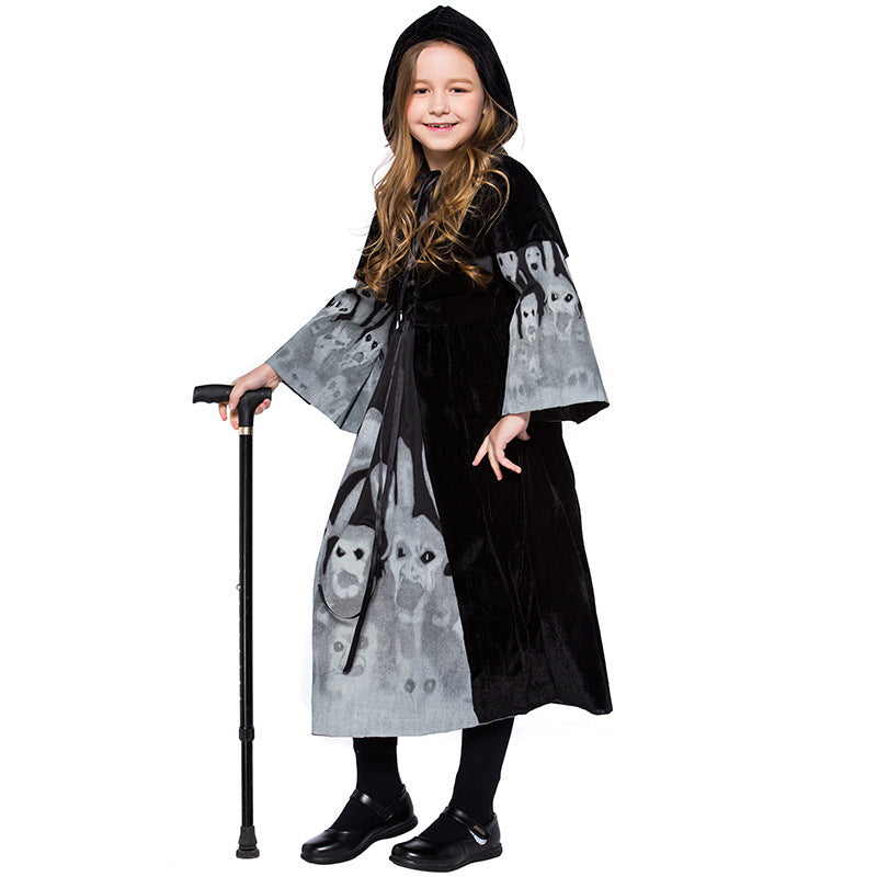 Halloween Children Skeleton Ghost Costume