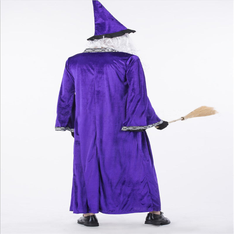 Halloween adult wizard costume