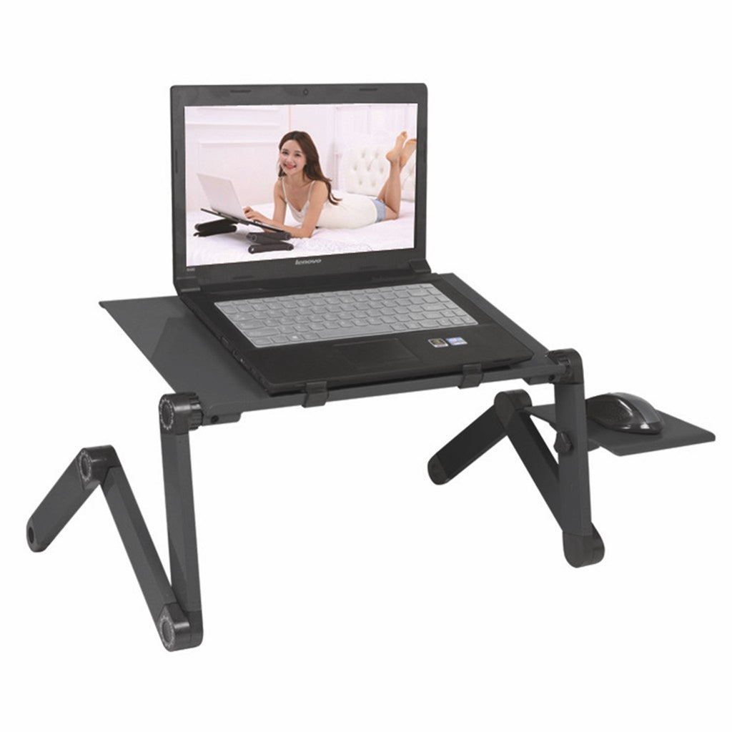 Adjustable Folding Laptop Netbook Computer Office Table Desk Stand Tray Bed Sofa