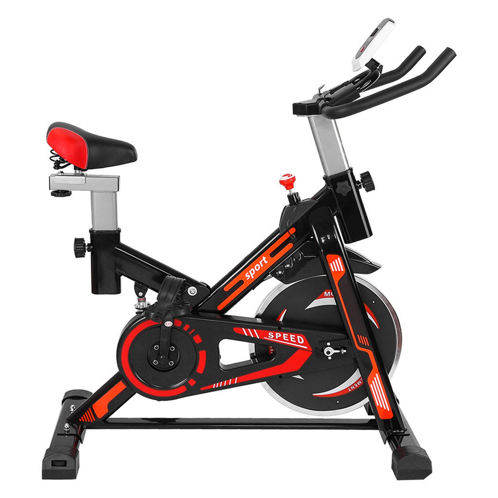 Indoor Cycling Bike With Shock Absorption System Stationary Professional Exercise Sport Bike